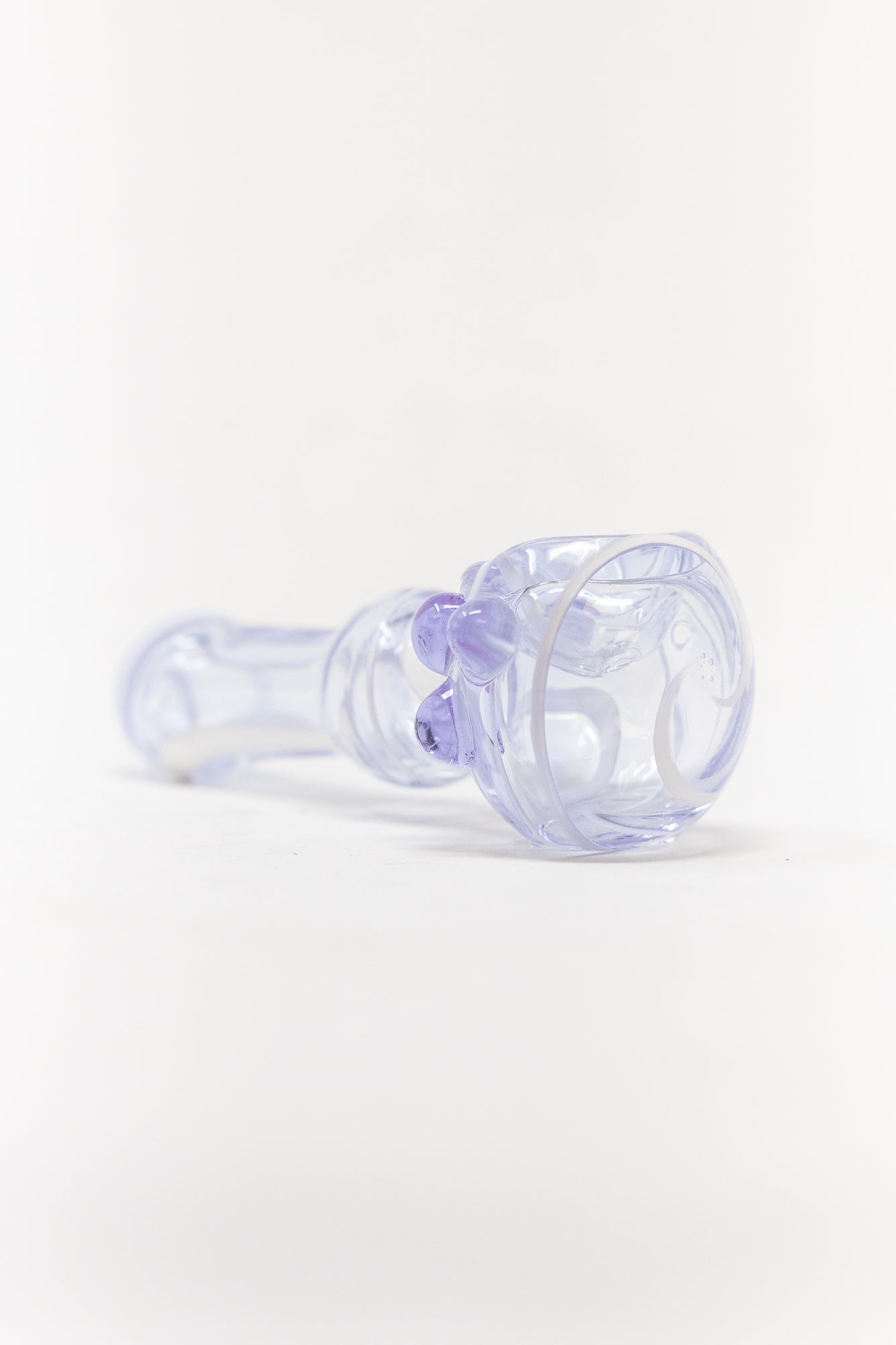 3.5" Purple Zig Zag Pipe