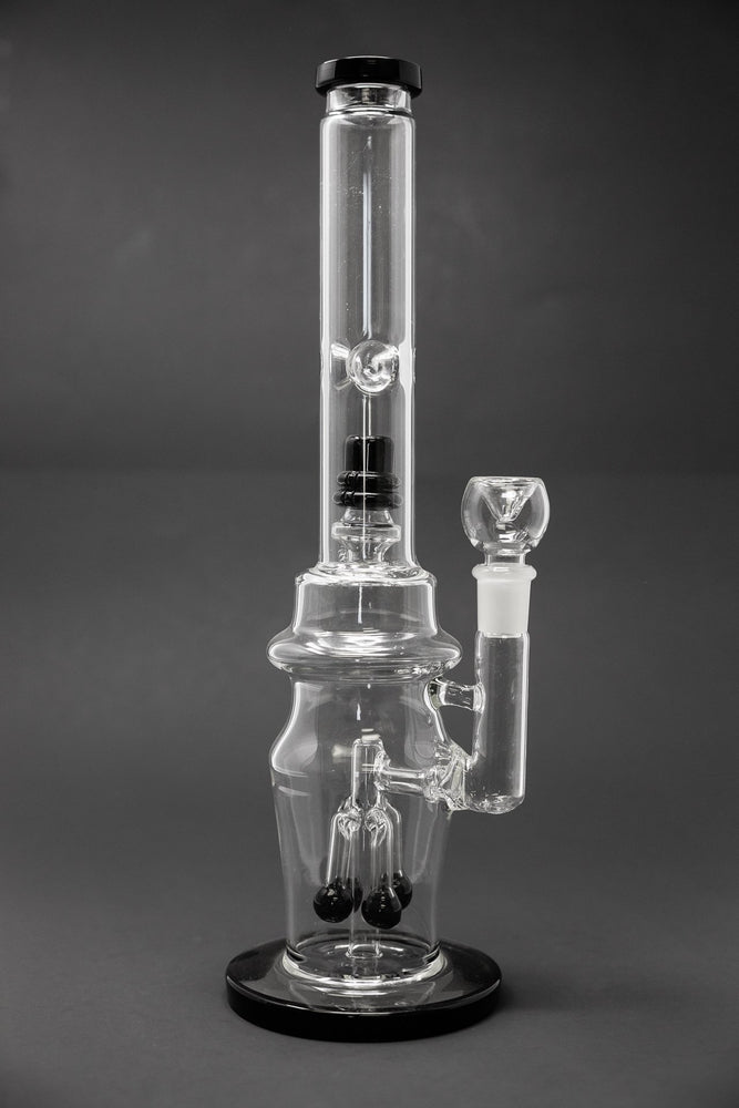 16" Thick Double Percolator Bong w/ Ice Catcher