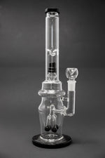 16" Thick Double Percolator Bong w/ Ice Catcher