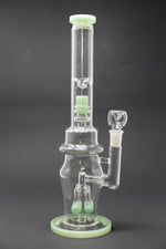 16" Thick Double Percolator Bong w/ Ice Catcher