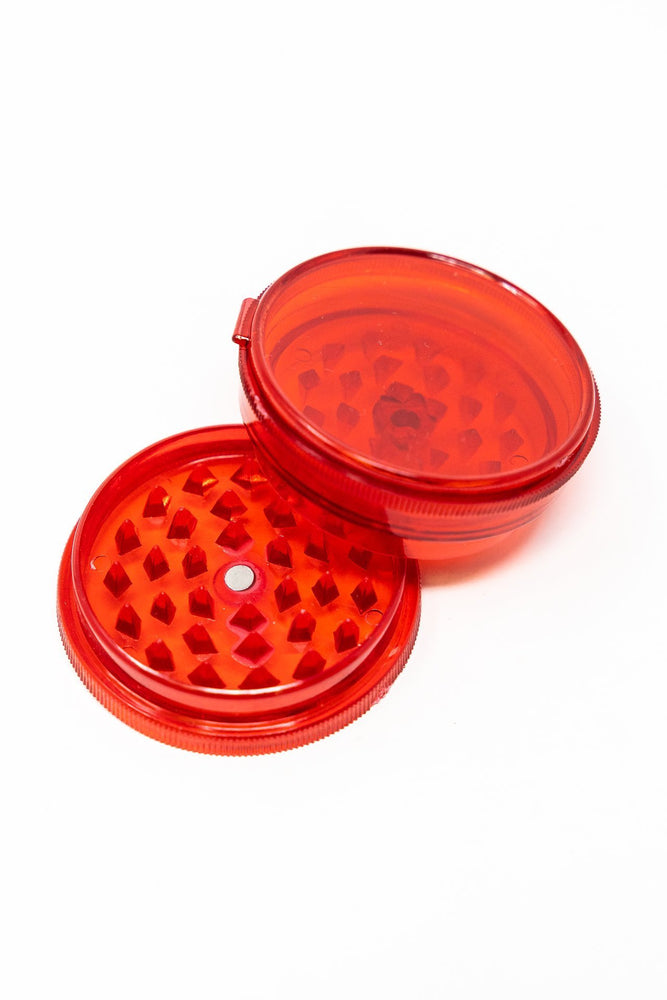 2 pc Plastic Red Grinder