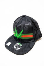 Black Designer Snap Back Hat