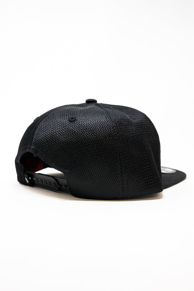 Black Snap Back 420 Leaf Hat