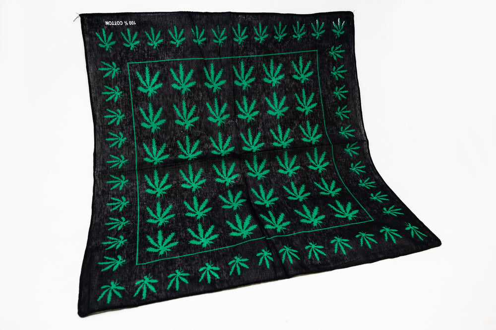 Black Leaf Bandana