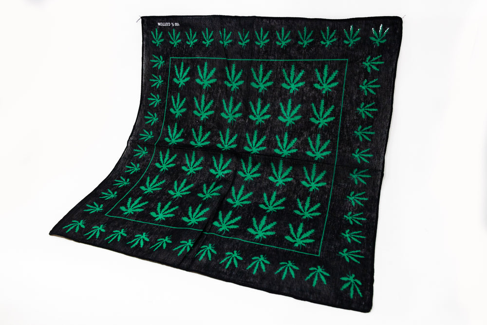 Black Leaf Bandana