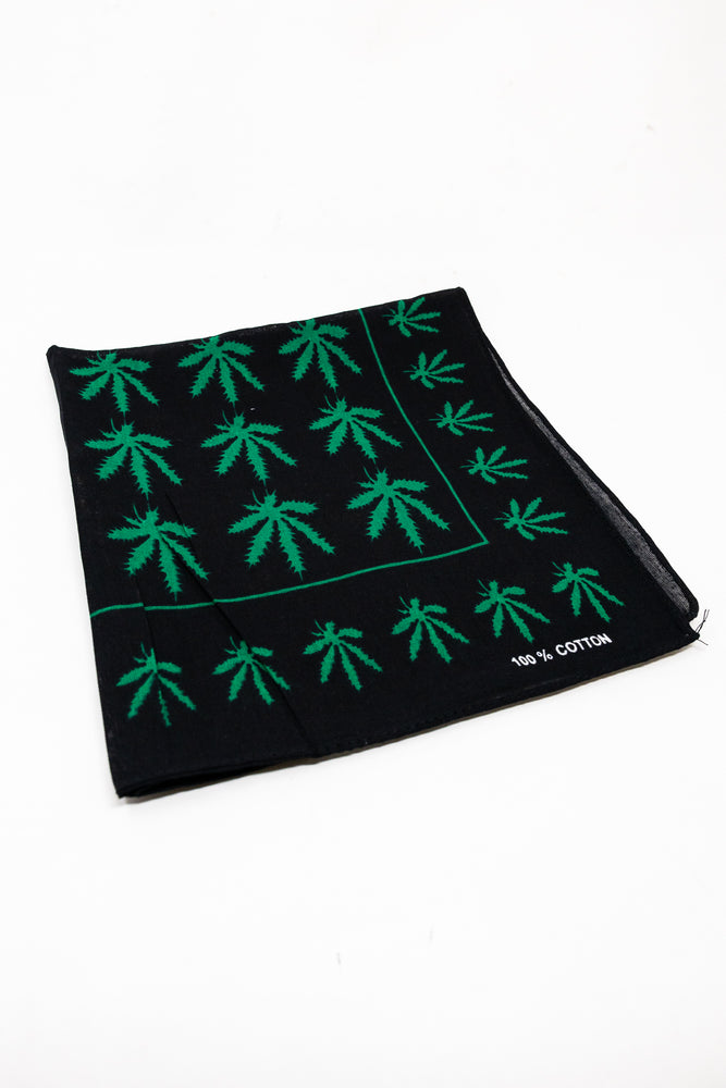 Black Leaf Bandana