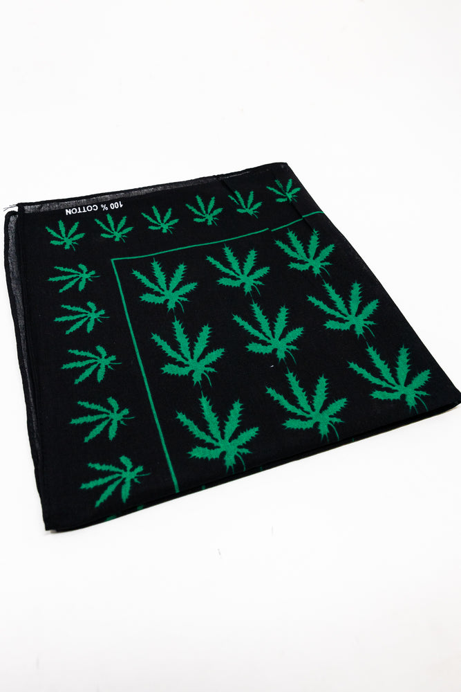 Black Leaf Bandana