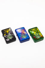 Trippy Leaf Zippo-Style Lighter