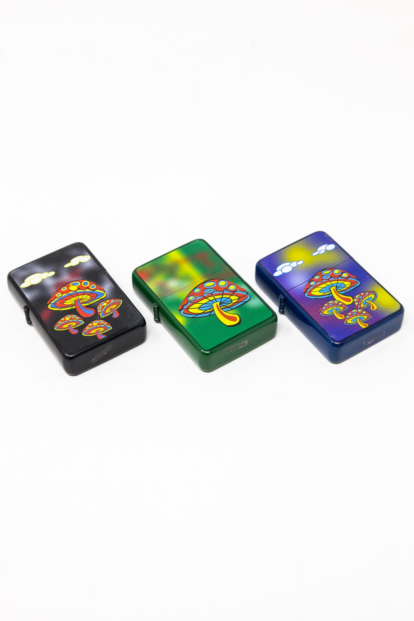 Trippy Mushroom Zippo-Style Lighter