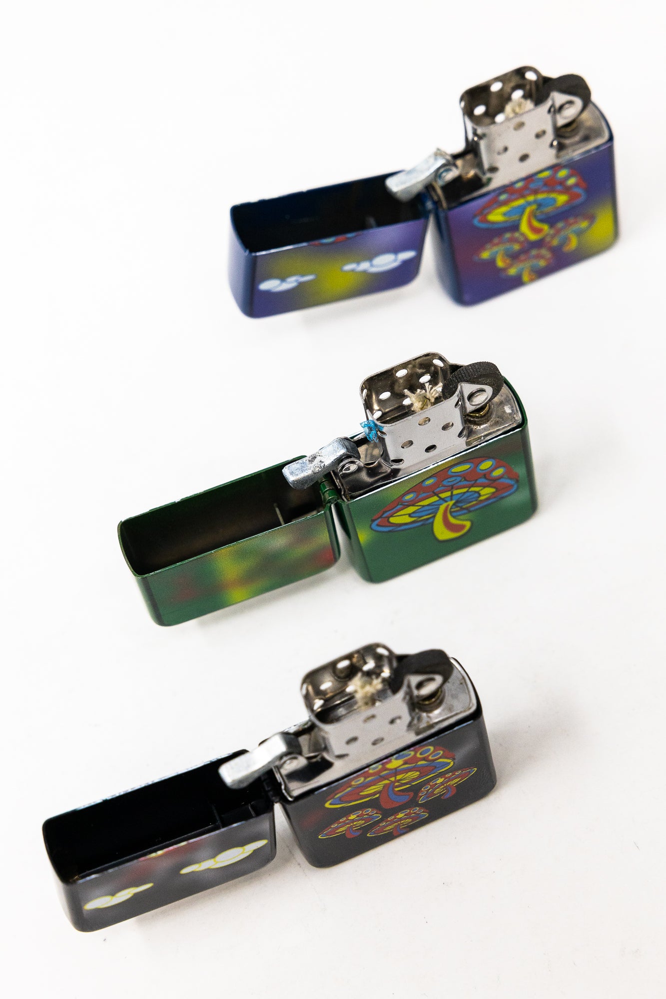 Trippy Mushroom Zippo-Style Lighter