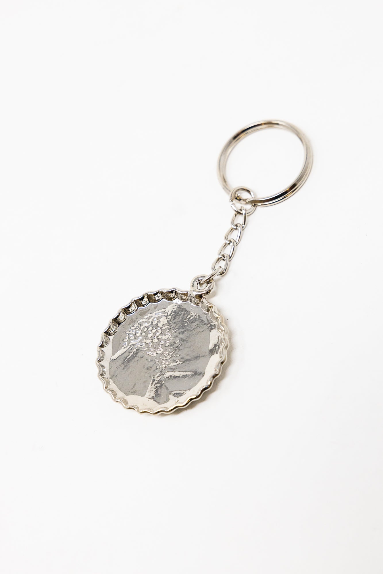 Leaf Bottle Cap Keychain