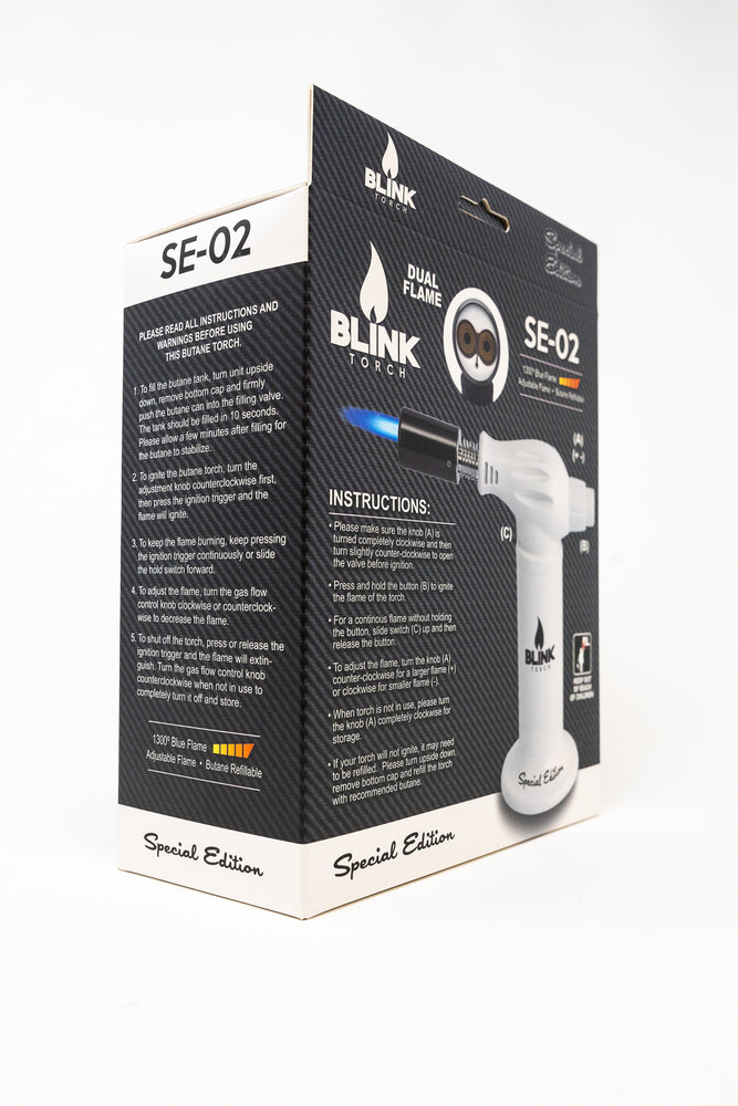 7" Blink Torch - White