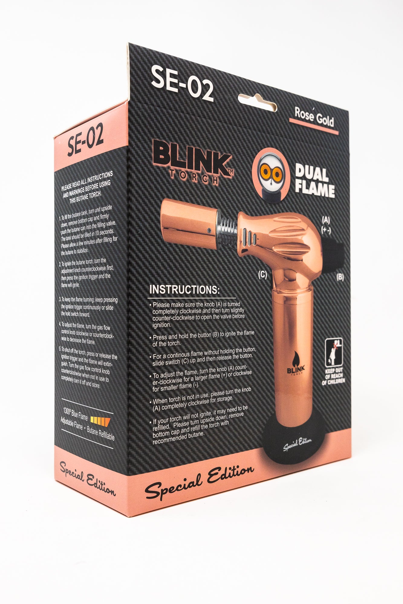 7" Blink Torch - Rose Gold