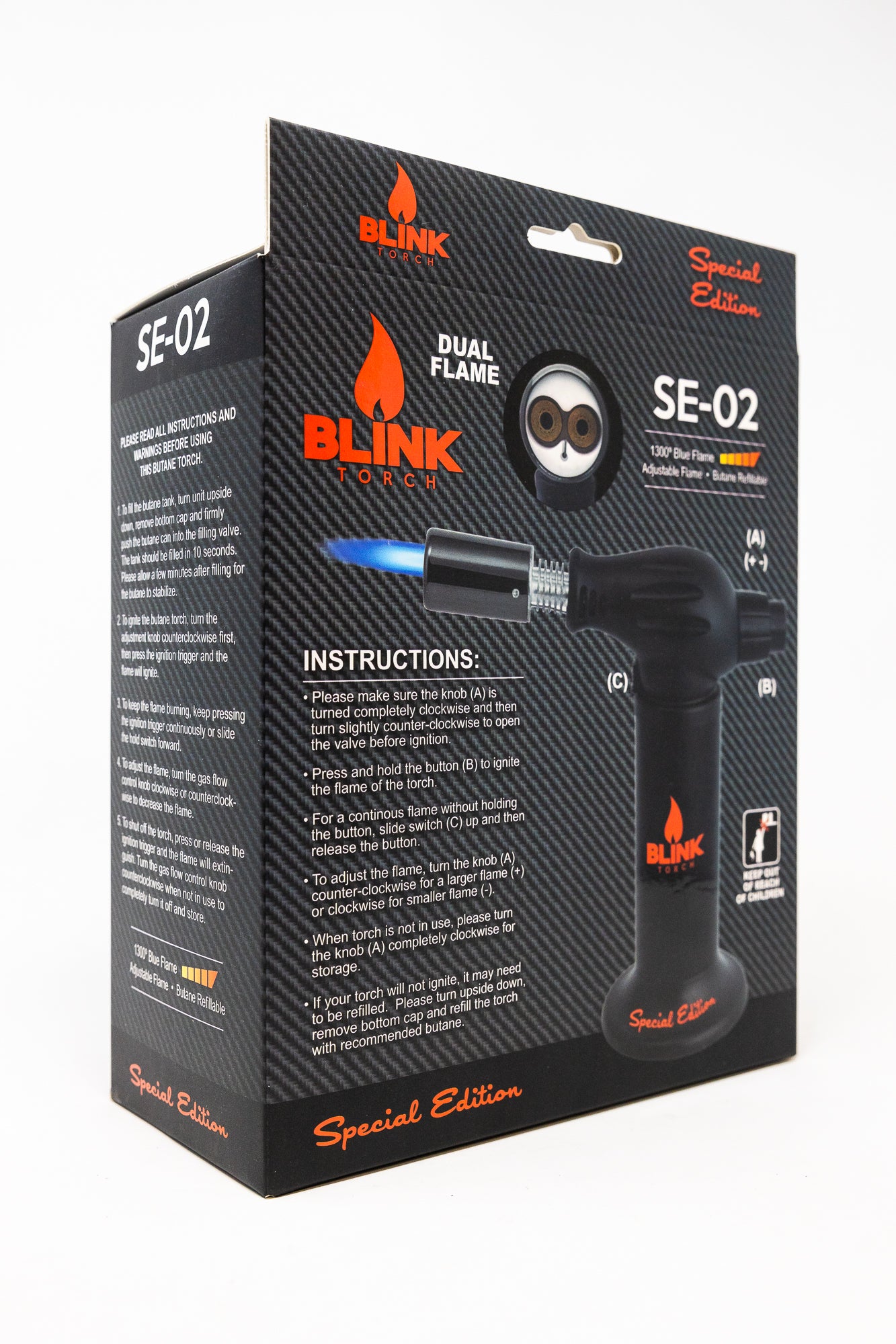 7" Blink Torch - Black