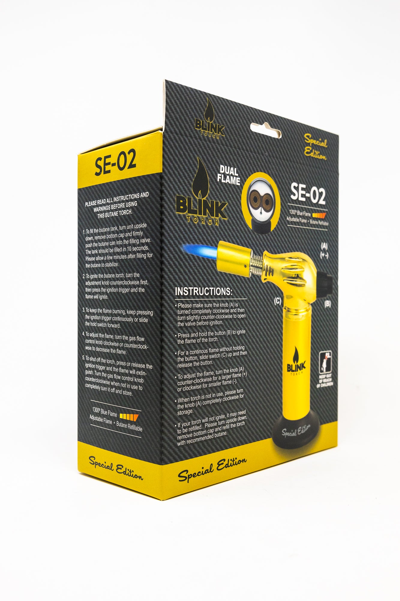 7" Blink Torch - Gold