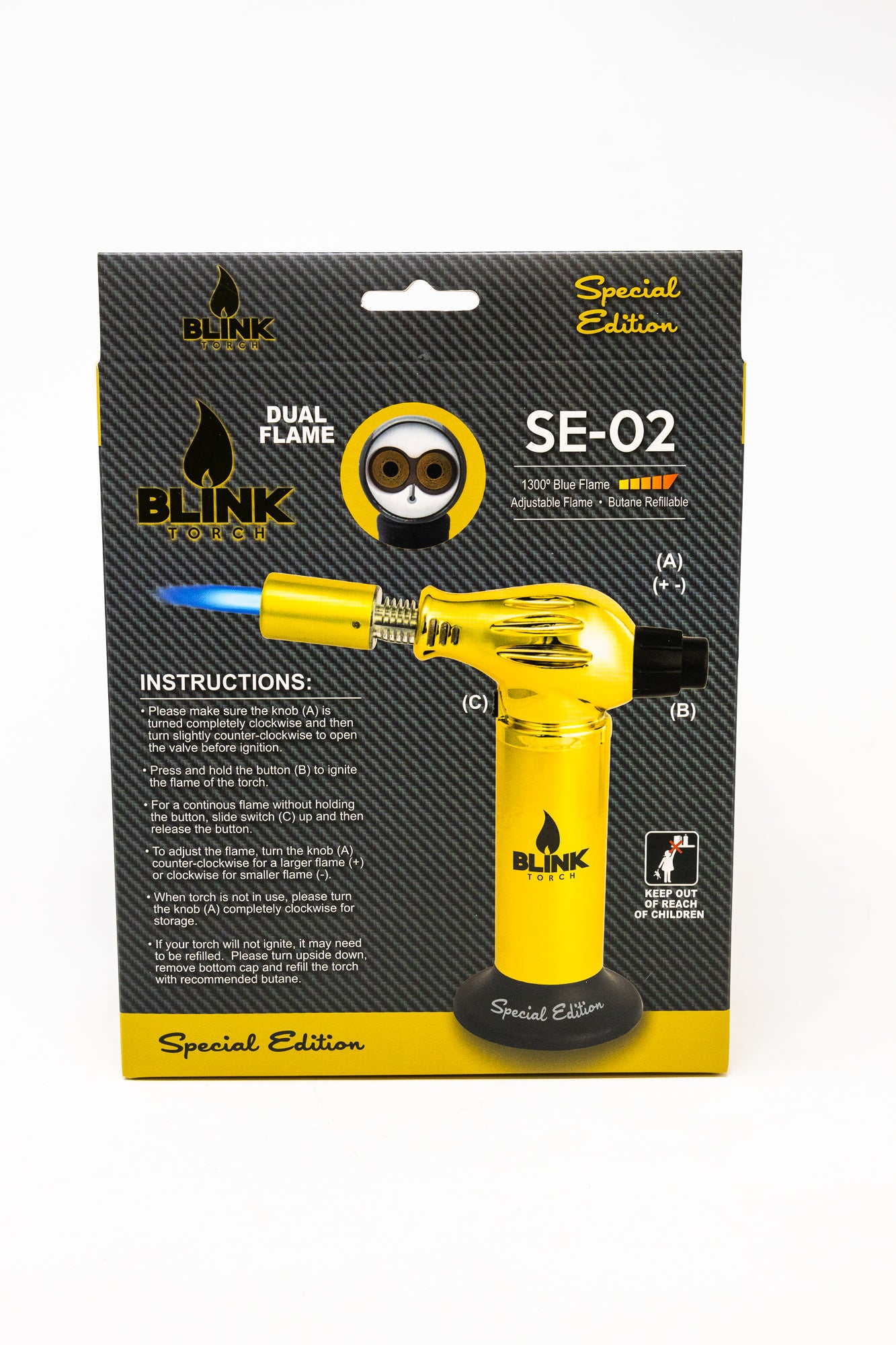 7" Blink Torch - Gold