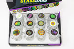 Airtight Glass Jar Container w/ Latch Top - Assorted