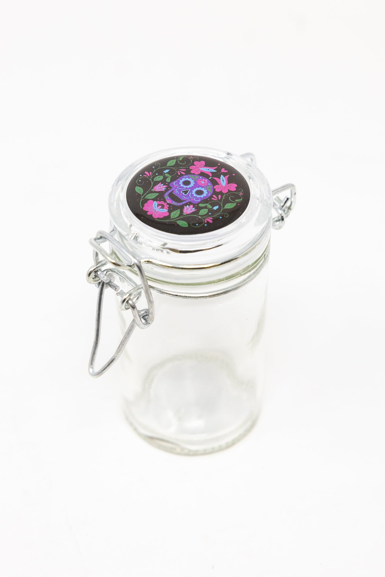 Airtight Glass Jar Container w/ Latch Top - Assorted