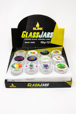 Airtight Glass Jar Container w/ Glass Top - Assorted