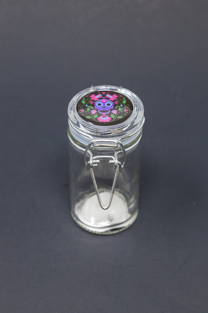 Airtight Glass Jar Container w/ Latch Top - Assorted