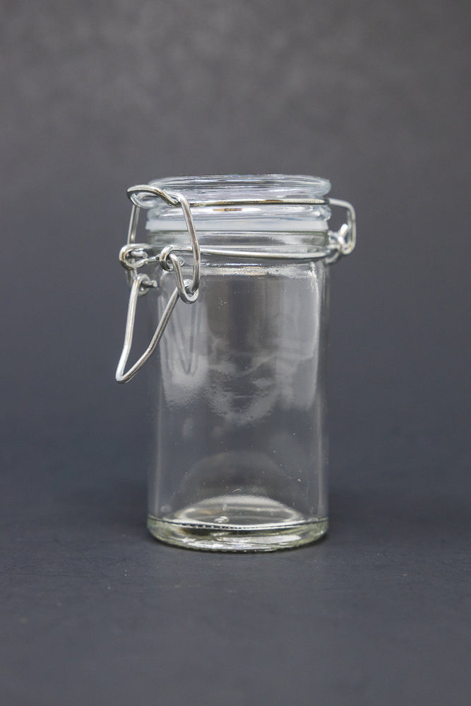 Airtight Glass Jar Container w/ Latch Top - Assorted