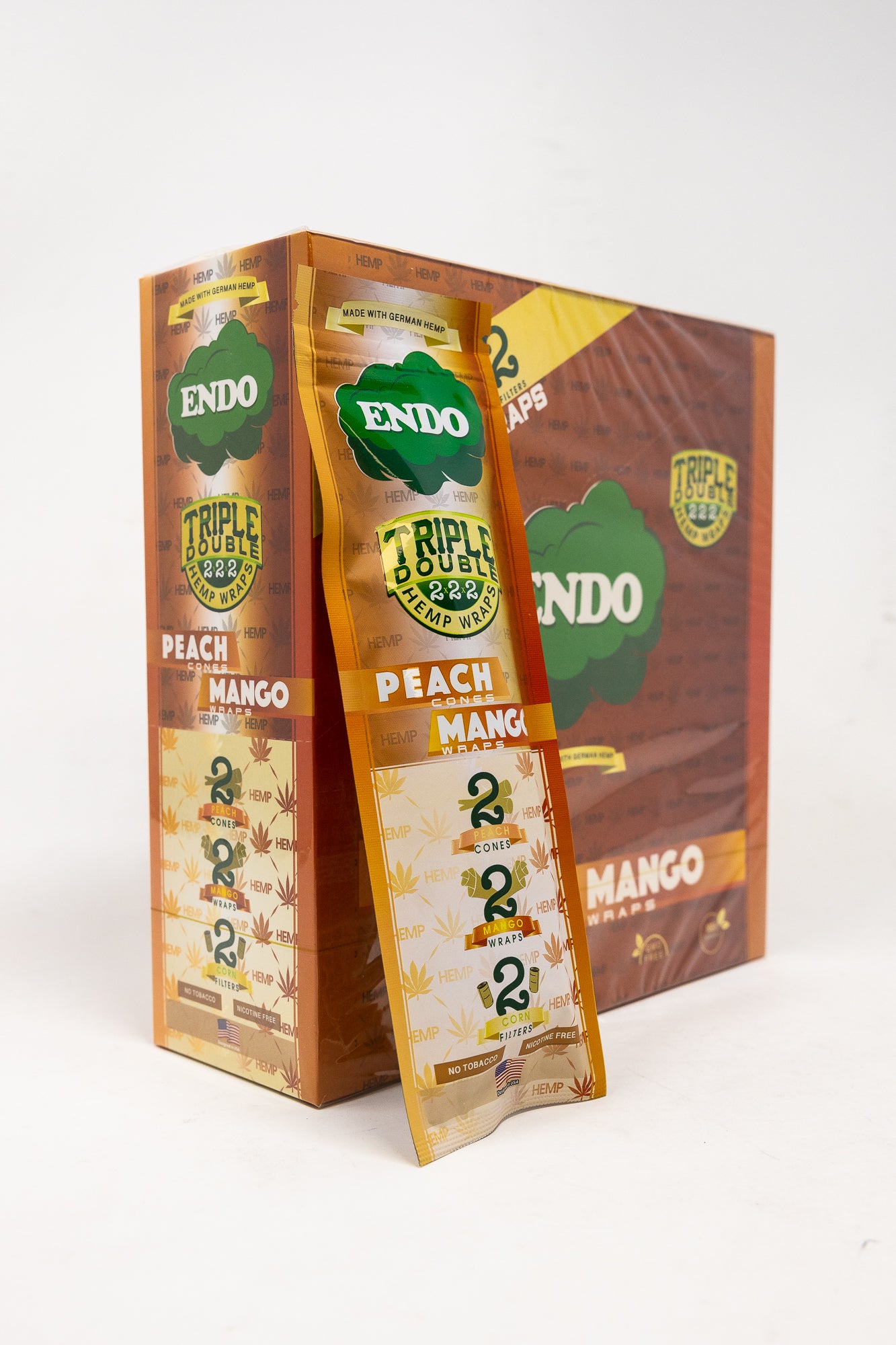 Endo Hemp Wrap Variety Pack - Peach Mango