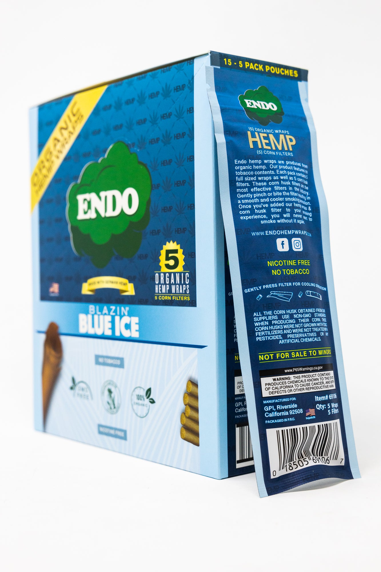 Endo Hemp Wrap - Blue Ice