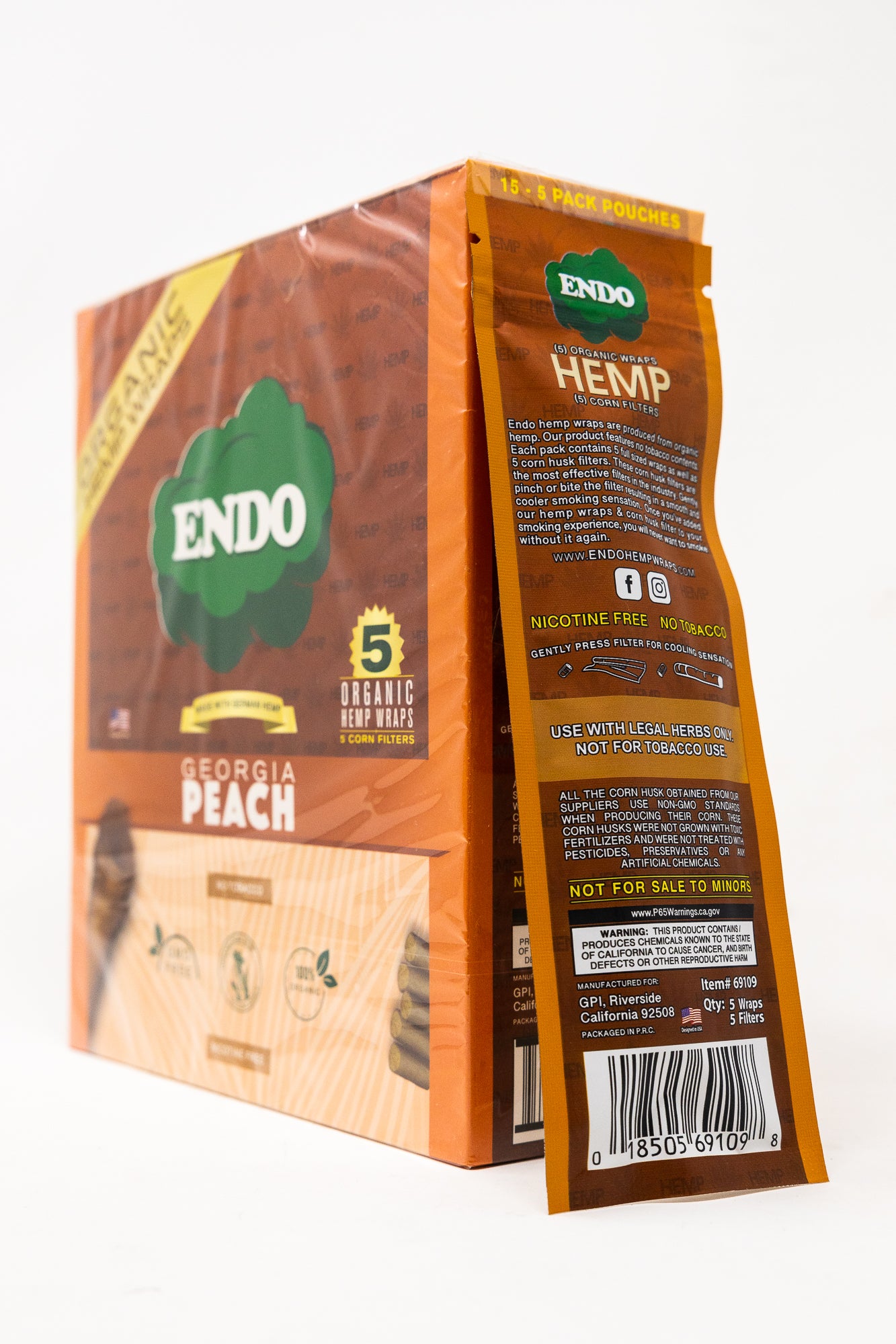 Endo Hemp Wrap - Peach