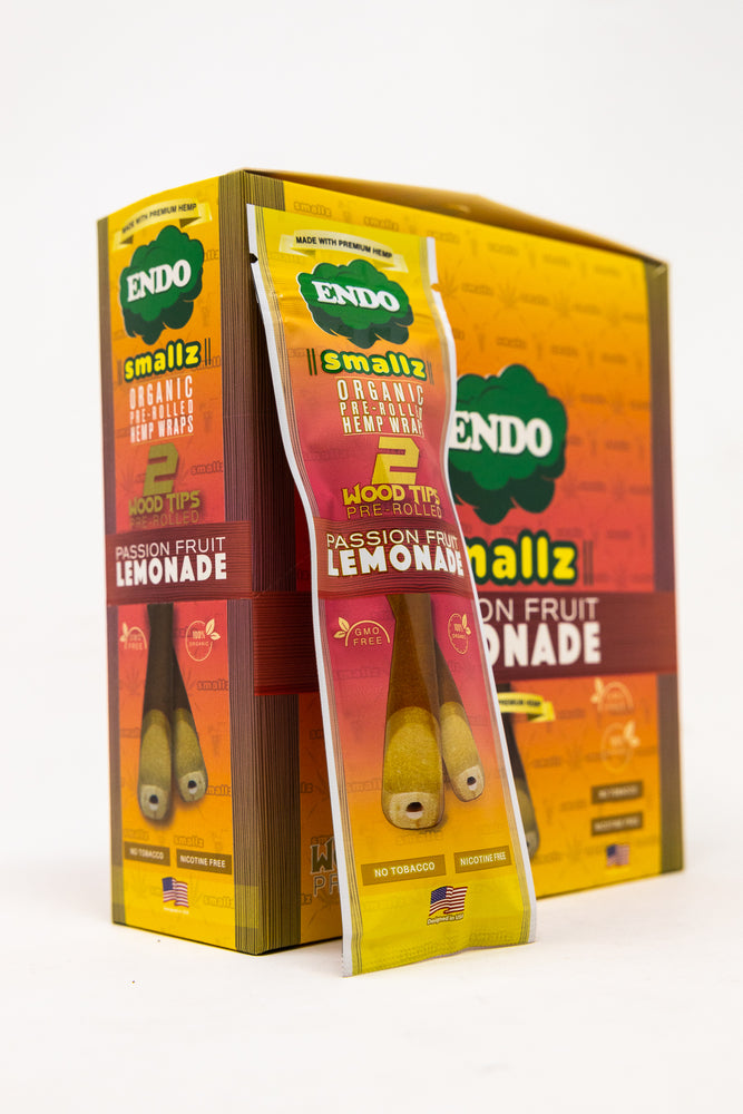Endo Mini Wooden Tip Hemp Wrap - Pass Fruit Lemonade