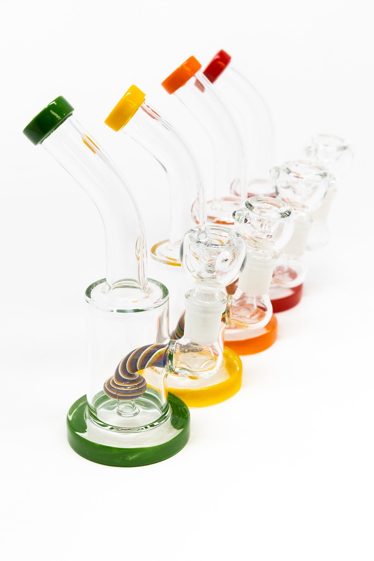 6" Candy Cane Percolator Dab Rig