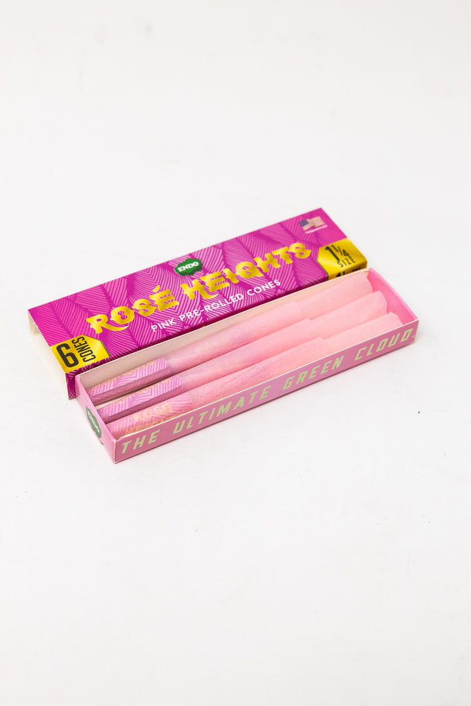 Rose Heights -  Pink Pre Rolled Cones - 1 1/4 Size
