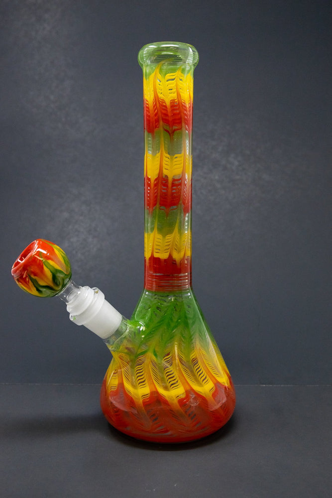 10" Rasta Drip Bong