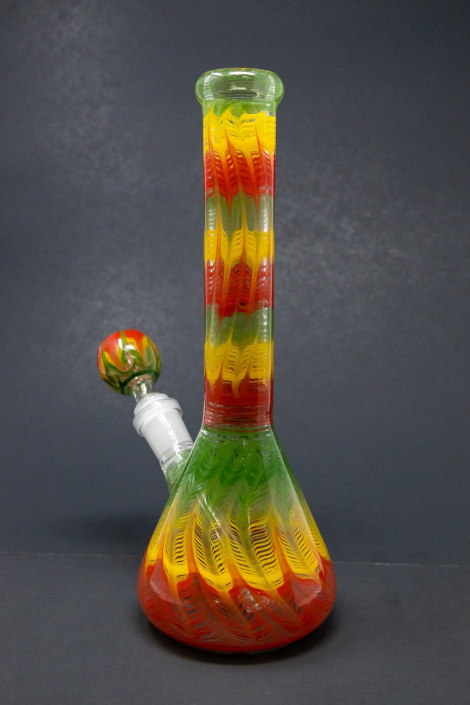 10" Rasta Drip Bong