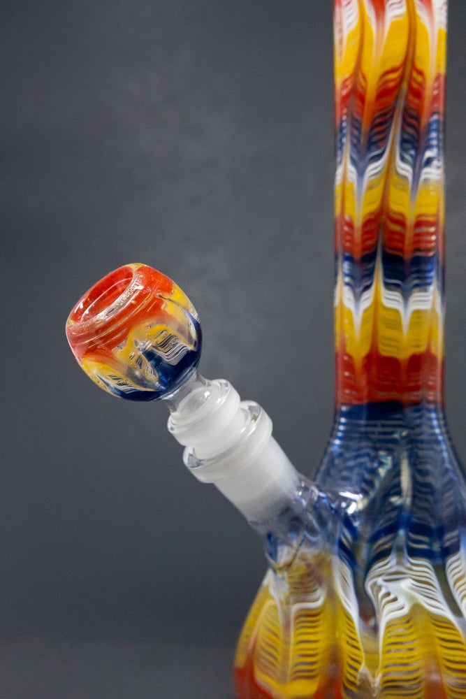 10" Psychedelic Drip Beaker Bong