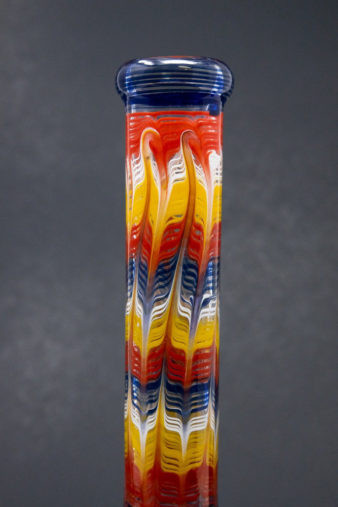 10" Psychedelic Drip Beaker Bong