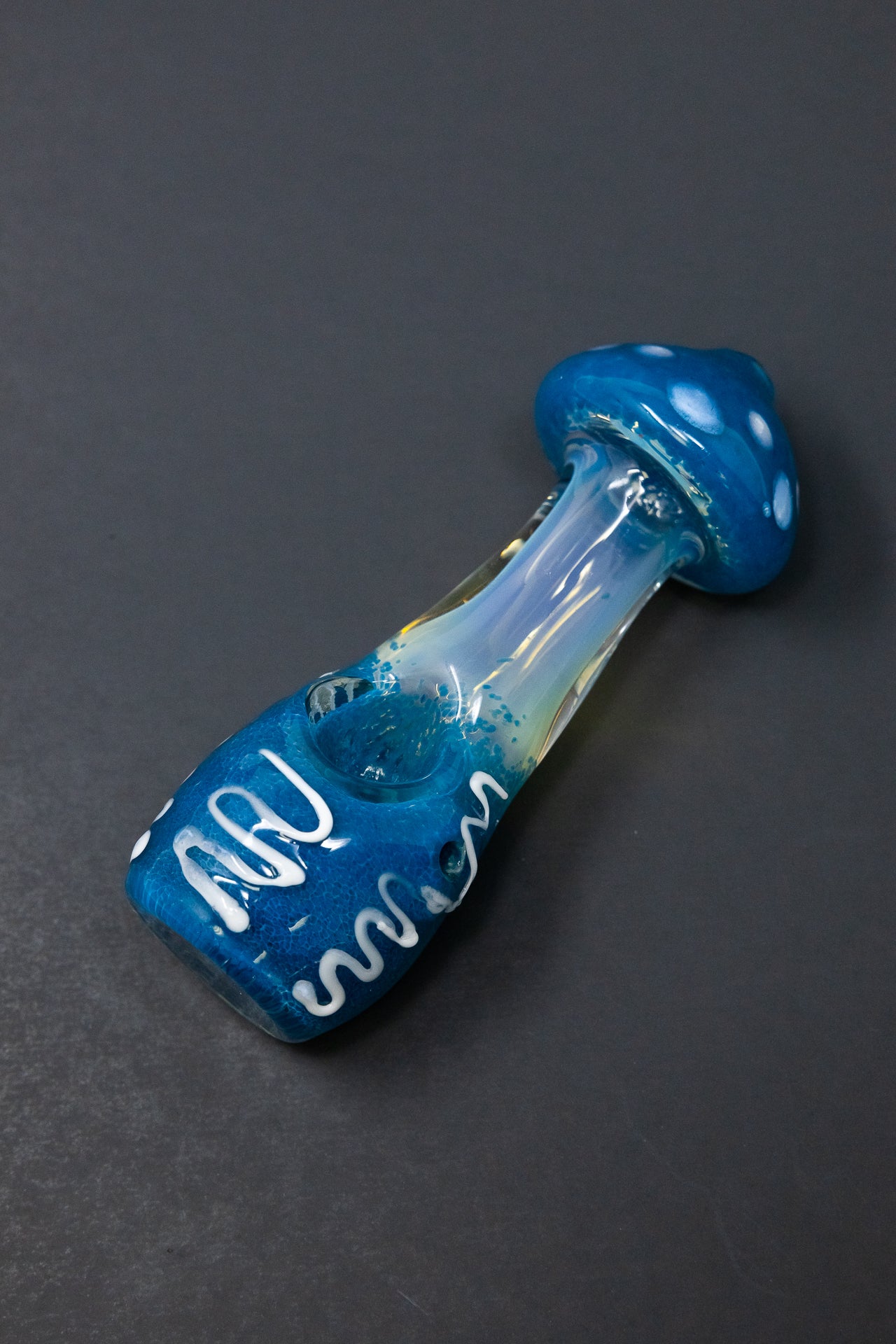 5" Collectible Mushroom Shape Hand Smoking Pipe w/ Carb Hole