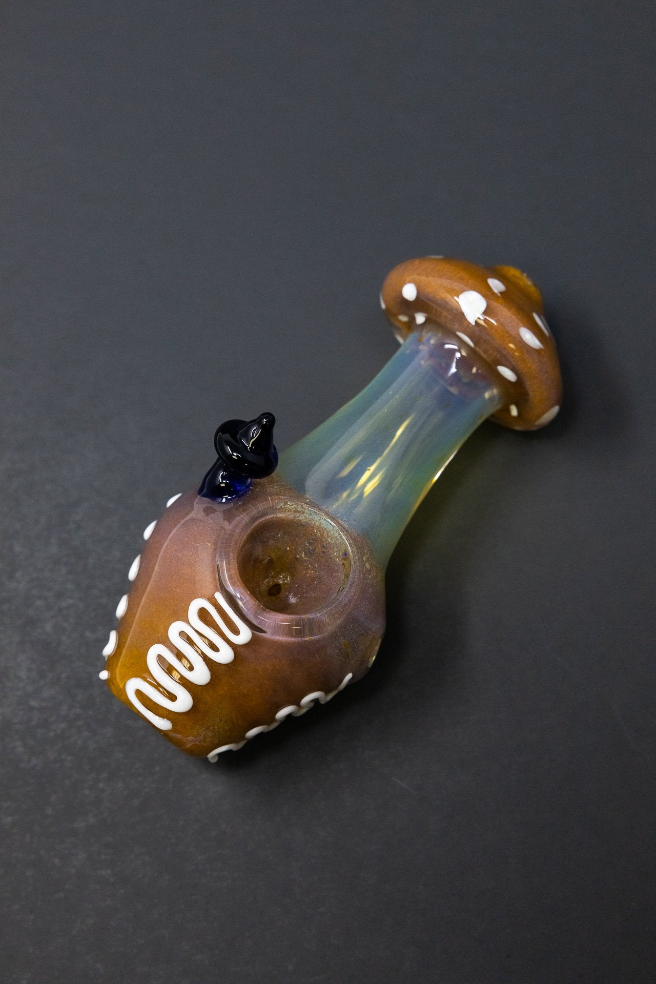 5" Collectible Mushroom Shape Hand Smoking Pipe w/ Carb Hole