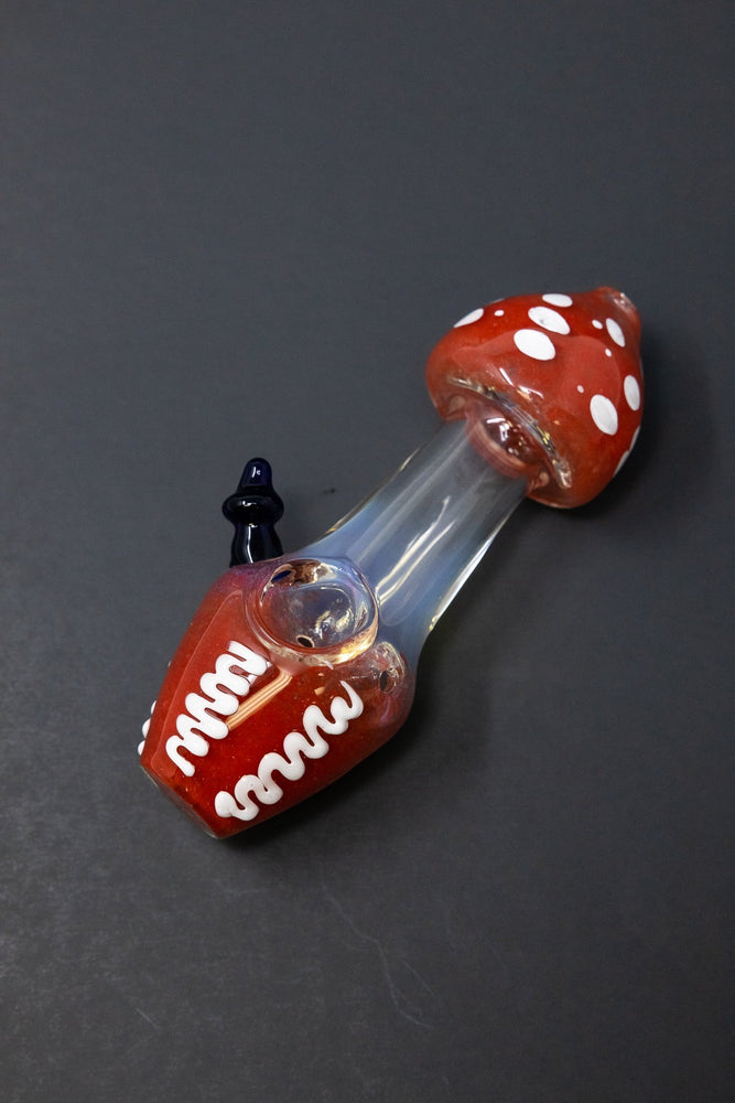 5" Collectible Mushroom Shape Hand Smoking Pipe w/ Carb Hole