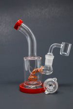 6" Candy Cane Percolator Dab Rig