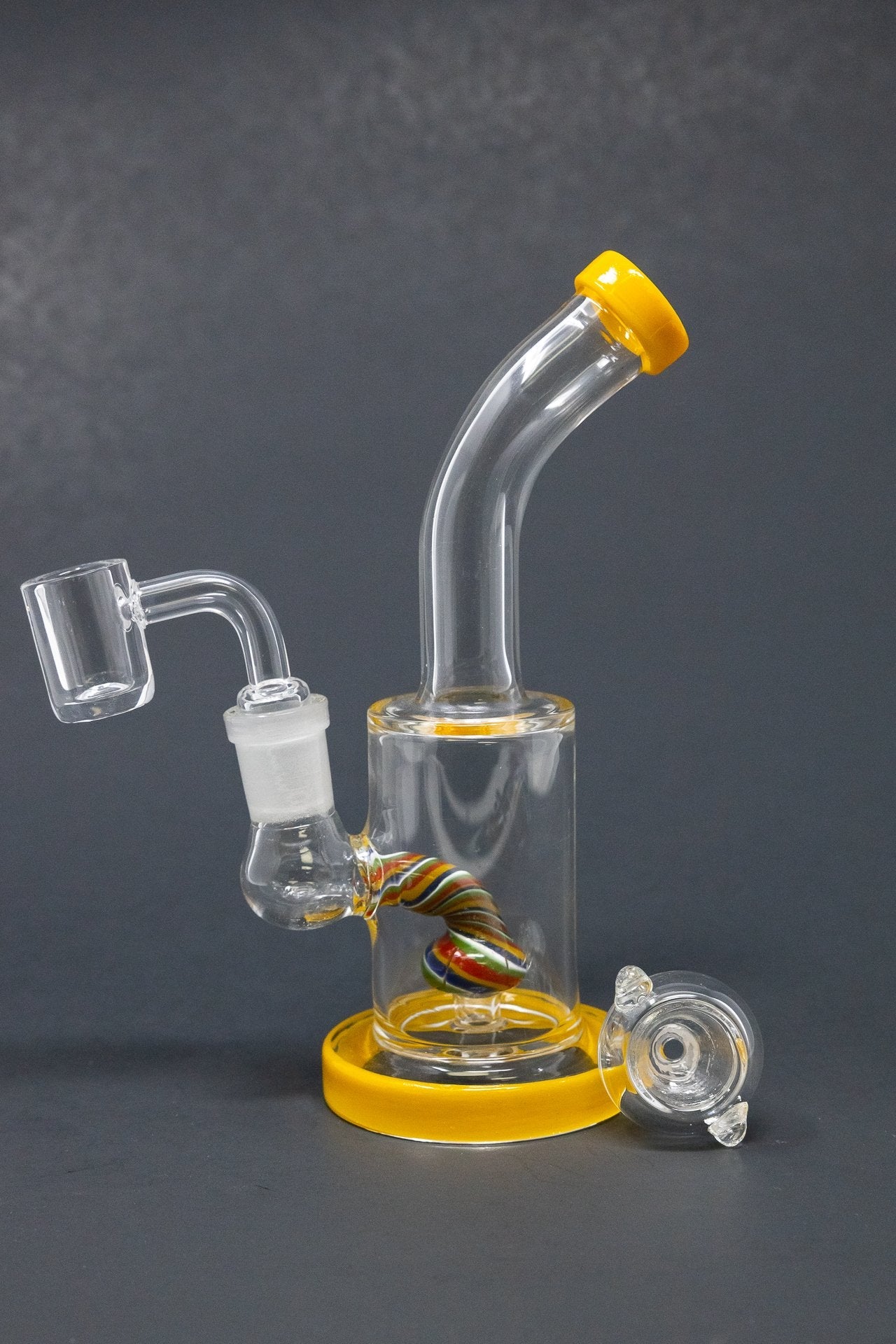 6" Candy Cane Percolator Dab Rig