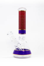 10" Purple Aladdin Beaker Bong w/ Ice Catcher