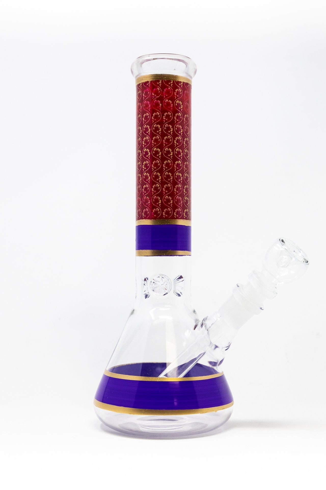10" Purple Aladdin Beaker Bong w/ Ice Catcher