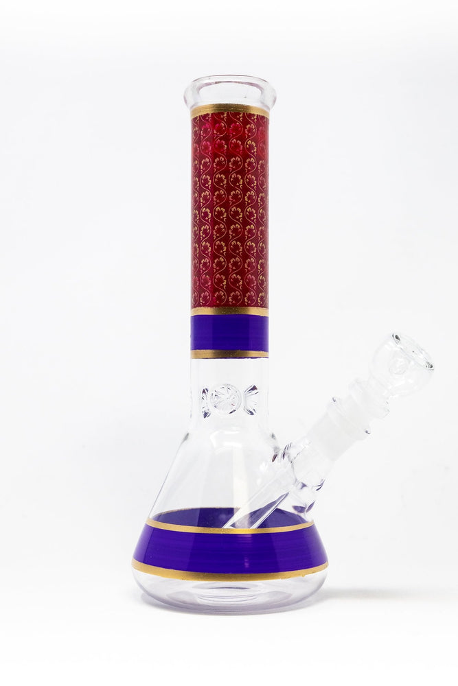 10" Purple Aladdin Beaker Bong w/ Ice Catcher
