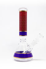 10" Purple Aladdin Beaker Bong w/ Ice Catcher