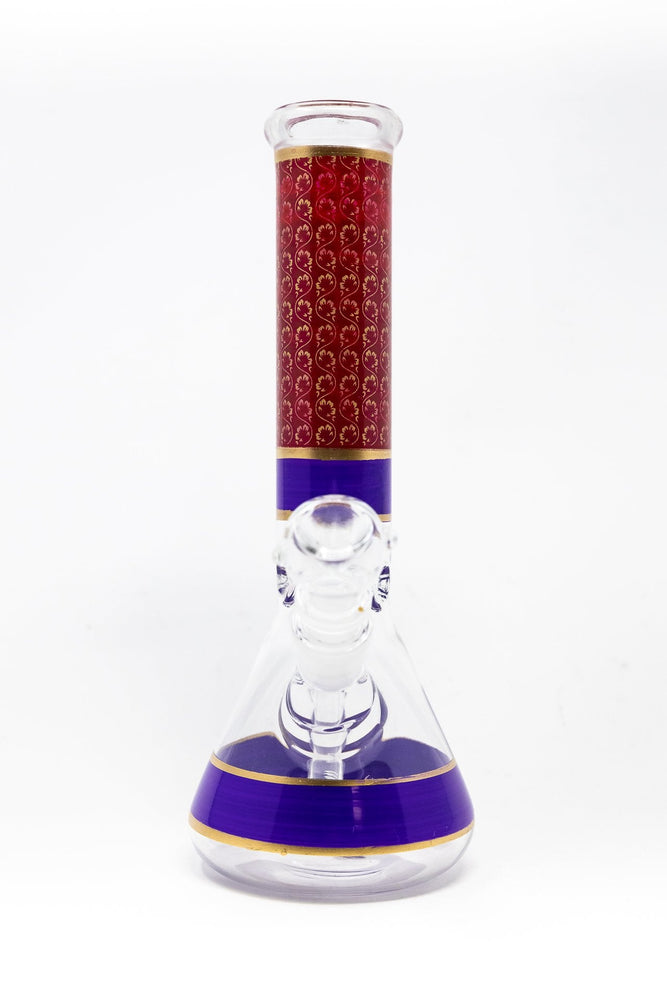 10" Purple Aladdin Beaker Bong w/ Ice Catcher