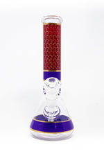 10" Purple Aladdin Beaker Bong w/ Ice Catcher
