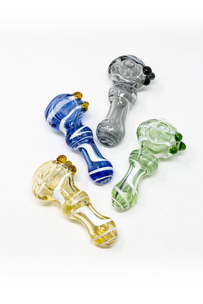 4" Collectible Dry Zig Zag Smoking Pipe