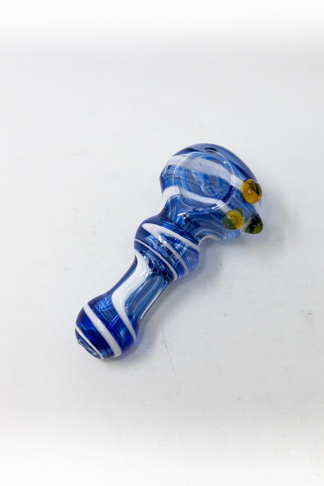 4" Collectible Dry Zig Zag Smoking Pipe