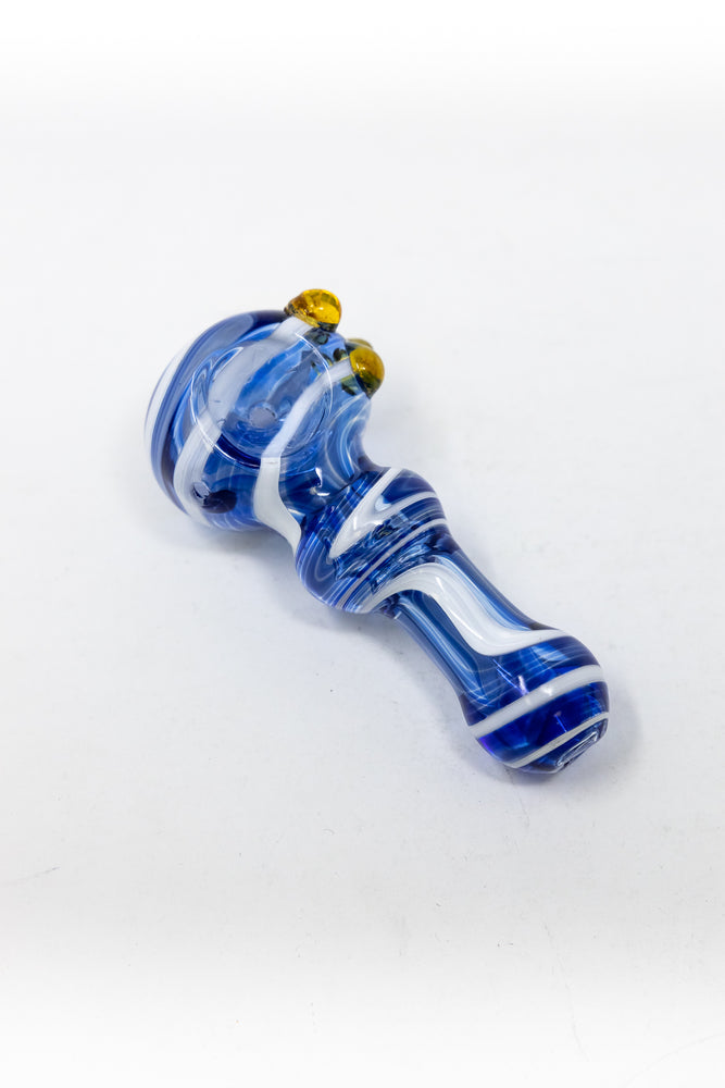 4" Collectible Dry Zig Zag Smoking Pipe