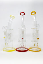 9" Shower Bend Dab Rig w/ Spiral Percolator